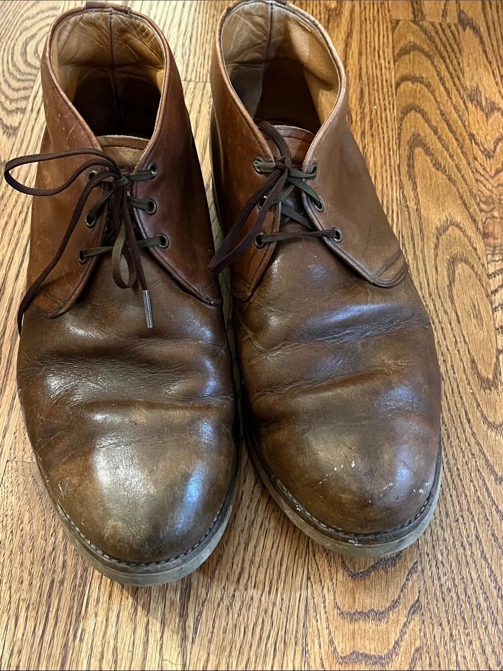 Red Wing Chukka Leather Lace Up Boots Mens 12 EE